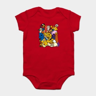 Simpsons truchos Baby Bodysuit